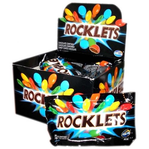 Arcor Rocklet Candy Coated Chocolate 18x40g