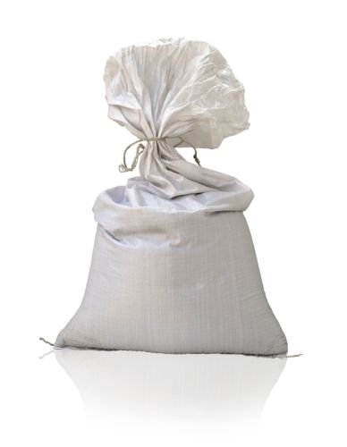 PP Close Weave Bags White 22x34