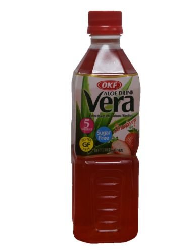 OKF Aloe Vera Strawberry - Sugar Free 500ml