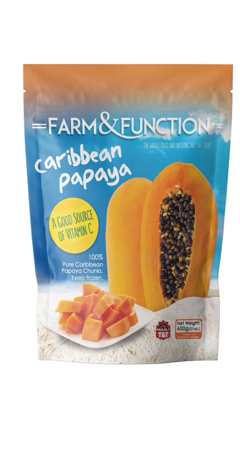 Farm & Function Papaya Slices 12x600g